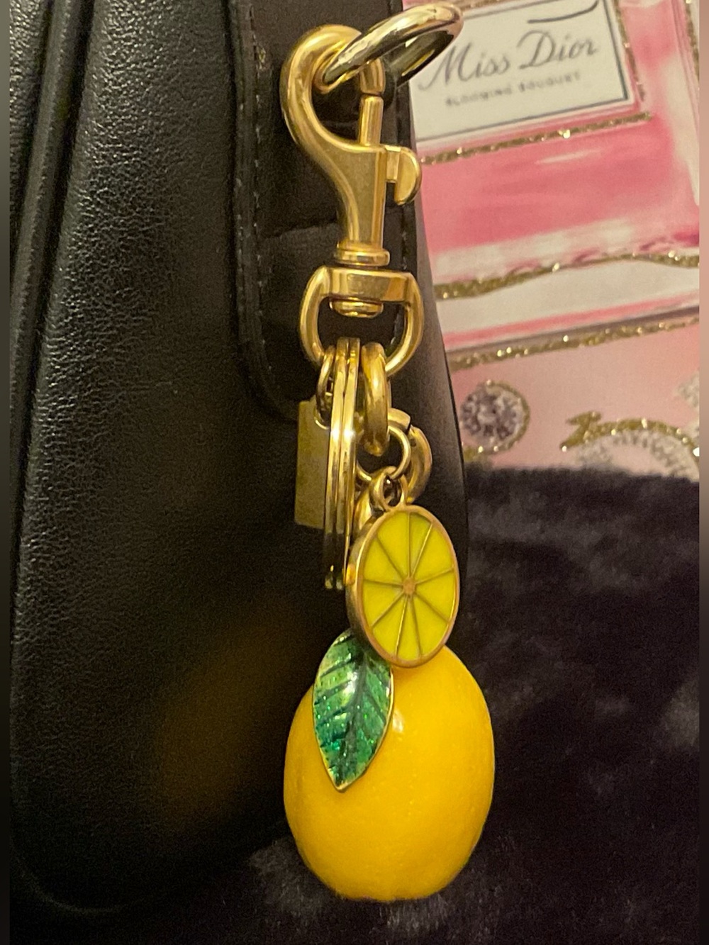 Bag Charm Keychain - Lemon